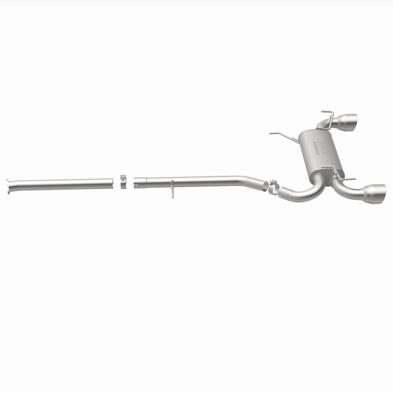 MagnaFlow Cat-Back 03-09 Nissan 350Z Street SS 2.5in Dual Split Rear Exit Polished 4.5in Tips