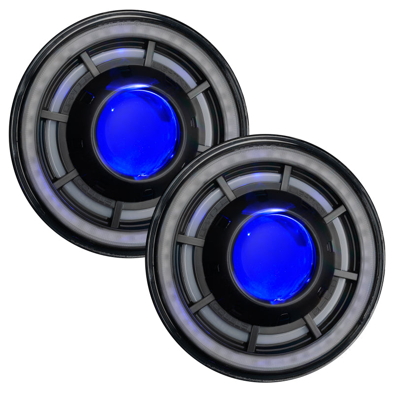 ORACLE Lighting 0718 Jeep Wrangler JK Oculus 7in ColorSHIFT BiLED Projector Headlights
