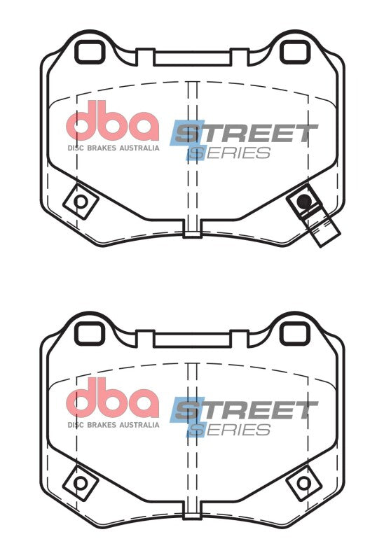 DBA 18-21 Subaru WRX STI Rear Street Series Brake Pads