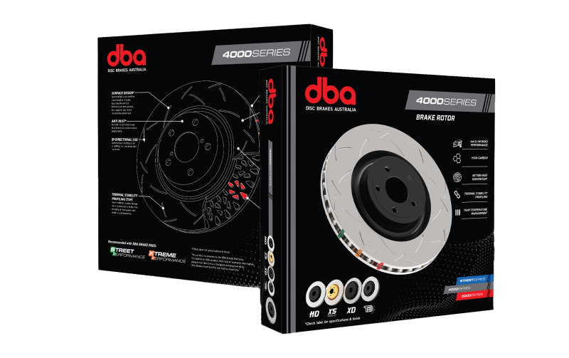 DBA 15-21 Subaru WRX (Excl Eyesight Models) Rear 4000 Series Plain Rotor