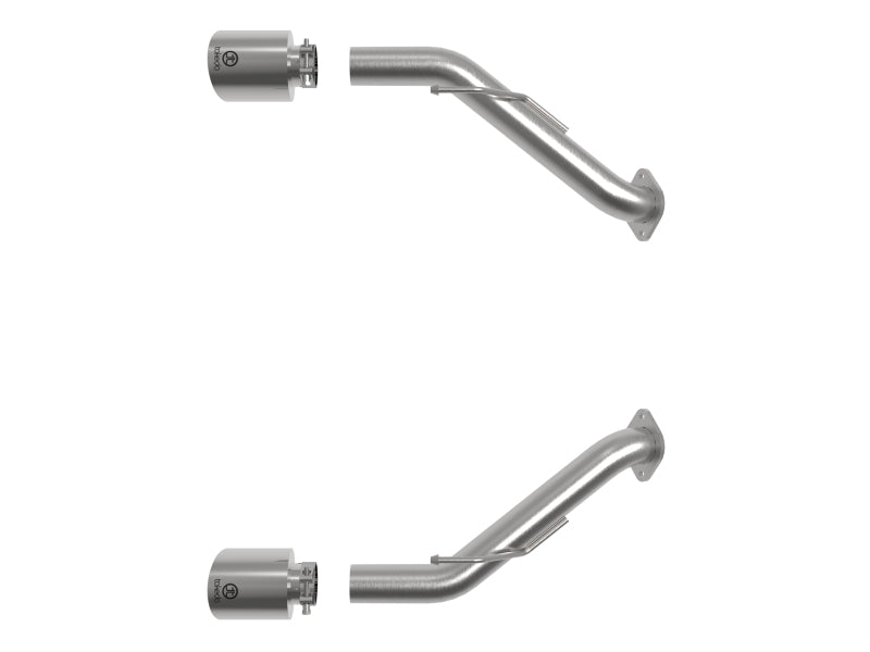 aFe 2023 Nissan Z V6-3.0L (tt) Takeda Stainless Steel Axle-Back Exhaust System w/ Polished Tip