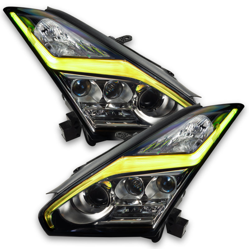 Oracle 15-21 Nissan GT-R RGB+W (Lightning Bolt) Headlight DRL Kit- w/o Controller
