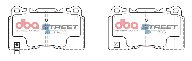 DBA 05-06 Ford GT Rear Street Series Brake Pads