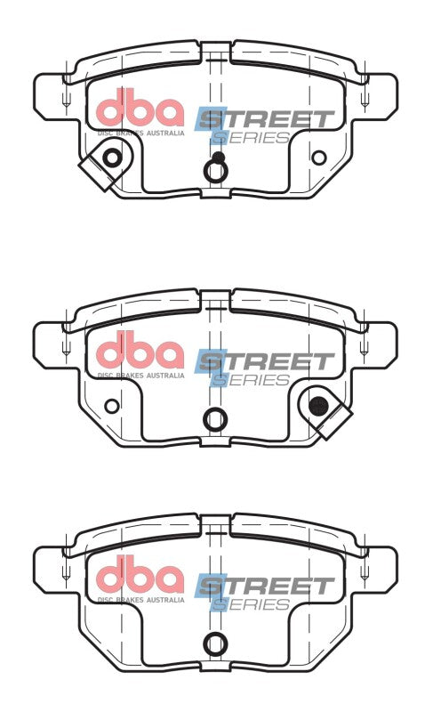 DBA 11-16 Lexus CT200h B Type/E Type Street Series Rear Brake Pads
