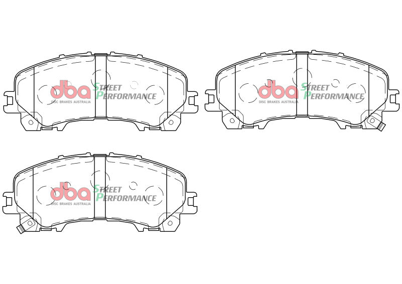 DBA 14-19 Infiniti Q50 (Base & Premium Incl Hybrid) SP Performance Front Brake Pads