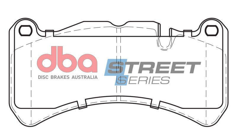 DBA 14-15 Maserati Quattroporte Rear Street Series Brake Pads