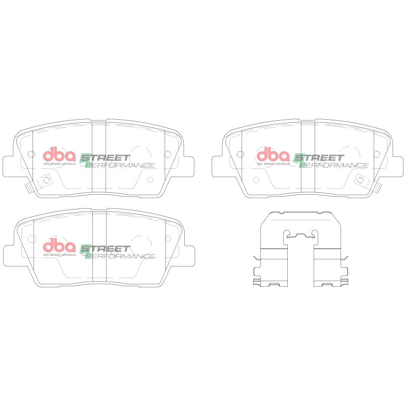 DBA 10-16 Hyundai Genesis Coupe 2.0L/3.8L Rear SP Performance Brake Pads