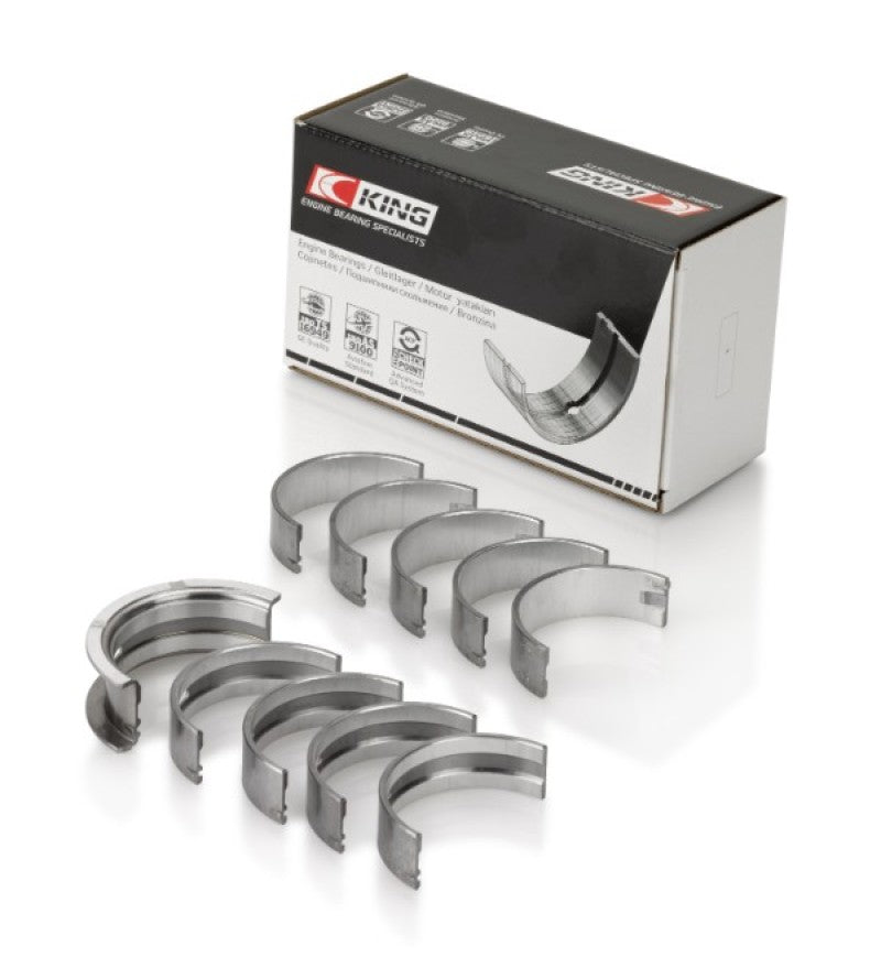 King 91-04 Nissan 146CI/2.4L KA24DE L4 / 89-97 146CI/2.4L KA24E L4 (Size +1.00) Main Bearing Set