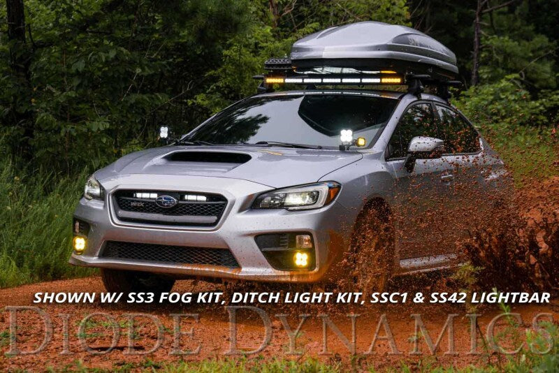 Diode Dynamics WRX 2015 SS6 LED Kit - Amber Driving