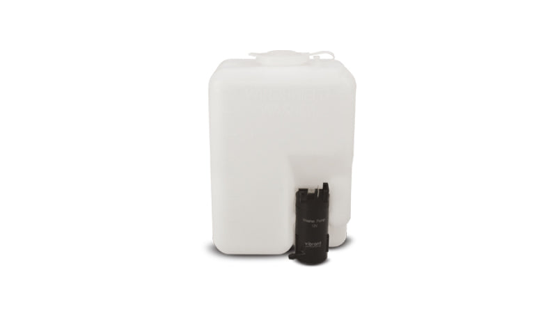 Vibrant Windshield Washer Bottle Repl Kit 1.2L bottle incl bottle ele pump mounting bracket hose