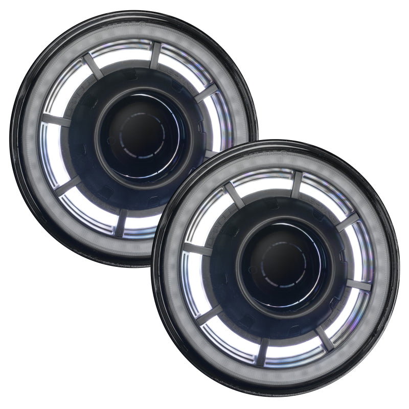 ORACLE Lighting 0718 Jeep Wrangler JK Oculus 7in ColorSHIFT BiLED Projector Headlights