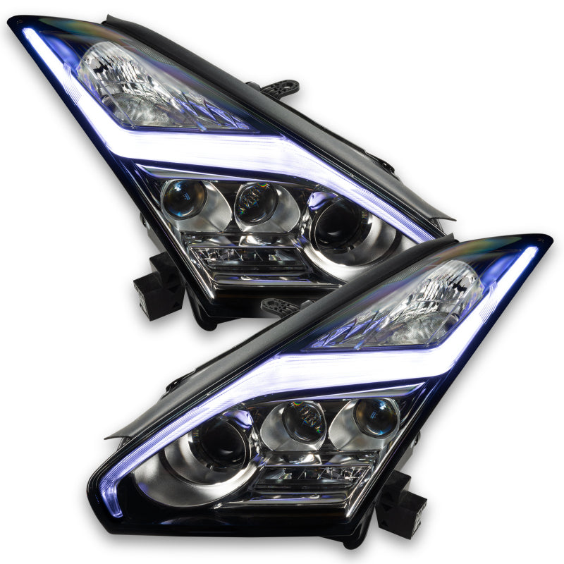 Oracle 15-21 Nissan GT-R RGB+W (Lightning Bolt) Headlight DRL Kit- w/o Controller