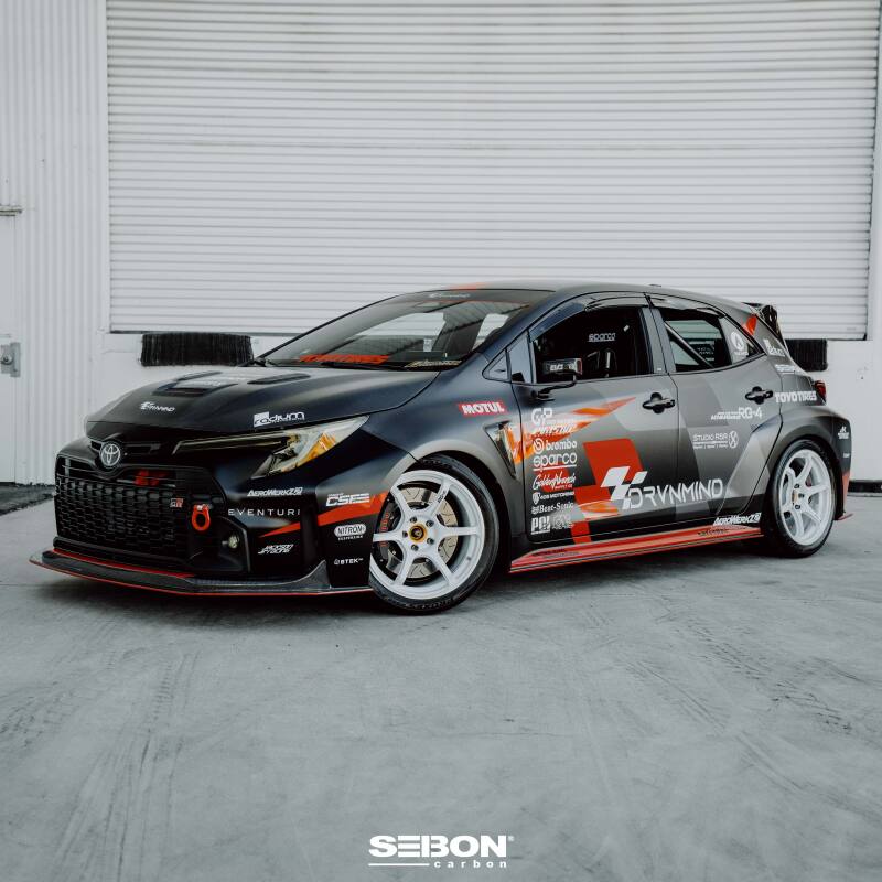Seibon 2023 Toyota GR Corolla VS-Style Double-Sided Carbon Hood - Gloss Finish