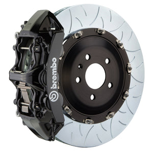 Brembo 24+ BMW M30i/530i XDrive Front GT BBK 6 Piston Cast 380x34 2pc Rotor Slotted Type-3 - Black