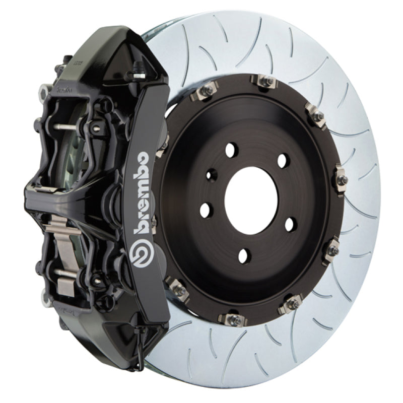 Brembo 25+ BMW X3 30 xDrive (G45) Front GT BBK 6 Piston Cast 380x34 2pc Rotor Slotted Type-3 - Black