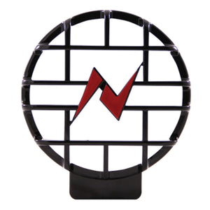 ANZO Protective Lens Universal 6in HID Black Protective Lens w/ ANZO USA Logo (Pair)