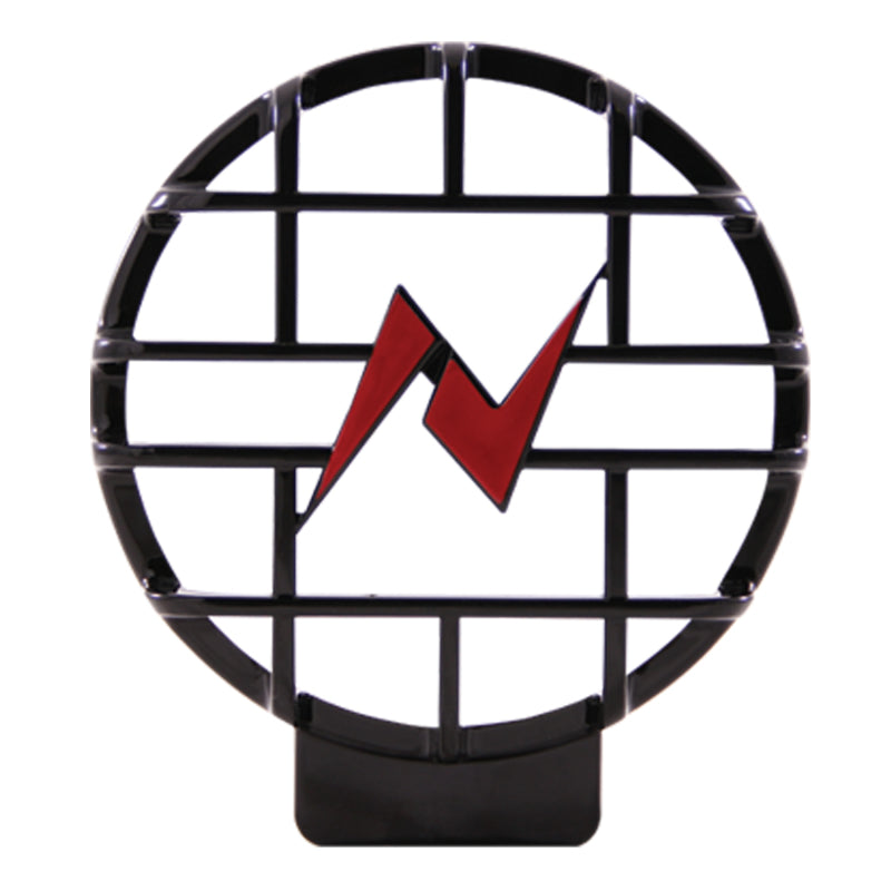 ANZO Protective Lens Universal 6in HID Black Protective Lens w/ ANZO USA Logo (Pair)