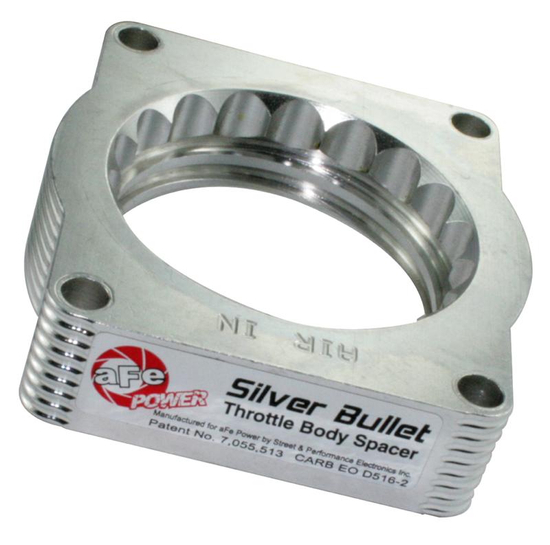 aFe Silver Bullet Throttle Body Spacers TBS 01-16 Nissan Patrol (Y61) I6-4.8L w/ Automatic Trans