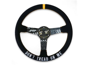 PRP Deep Dish Suede Steering Wheel - Dont Tread on Me
