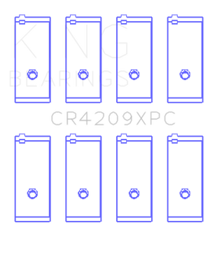 King Engine Bearings Toyota 3SGTE 16v 2.0L pMaxKote Performance Rod Bearing Set - Size STD