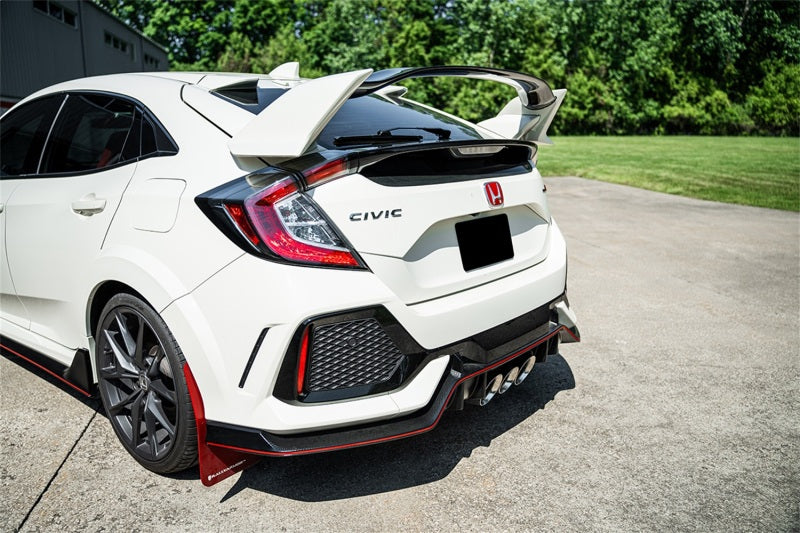 Corsa 2017-2021 Honda Civic Type R 3in Cat Back Exhaust - Polished Pro-Series Tri 4.5in Tip (Xtreme)