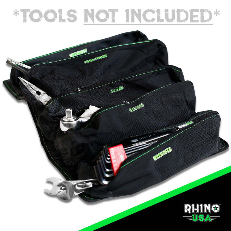 Rhino USA Heavy Duty Off-Road Tool Bag/Roll Black