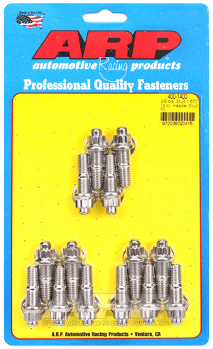 ARP 3/8 x .750 SS 12pt header stud kit