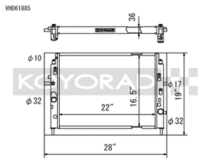 Koyo 06-13 Mazda MX-5 Miata (MT) Radiator