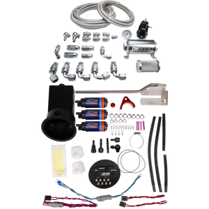 DeatschWerks 94-02 Nissan Silvia and Skyline X2 Surge Module with DW420 Pumps and PTFE Plumbing Kit