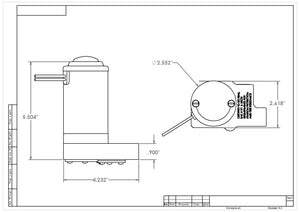 Aeromotive Marine Pump 14-PSI - 3/8 NPT ports
