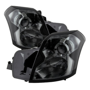 xTune Cadillac Cts 03-07 Crystal Headlights Halogen Model Only Smoke HD-JH-CCTS03-SM