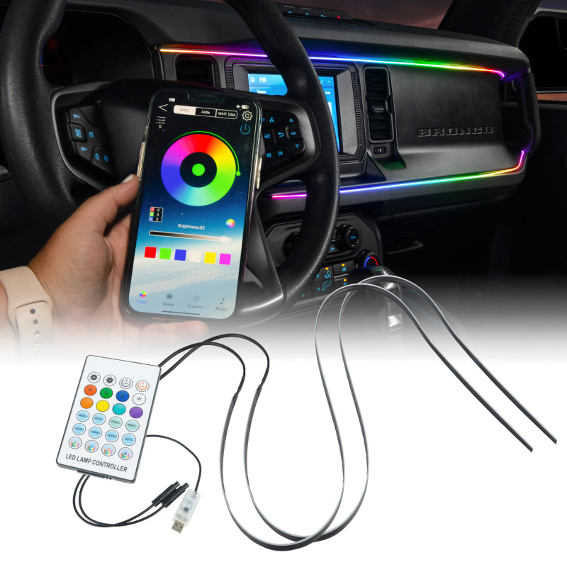 Oracle 21-25 Ford Bronco ColorSHIFT LED Interior Dash Board Kit