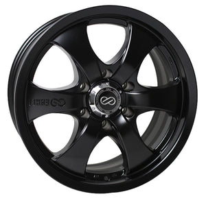 Enkei M6 Universal Truck & SUV 18x8.5 20mm Offset 6x139.7 Bolt Pattern 108.5mm Bore Black Wheel
