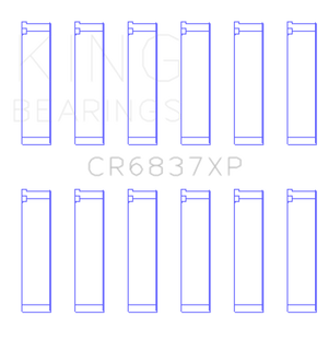 King Engine Bearings Honda J30/J35 Connecting Rod Bearing Set (Set of 6)