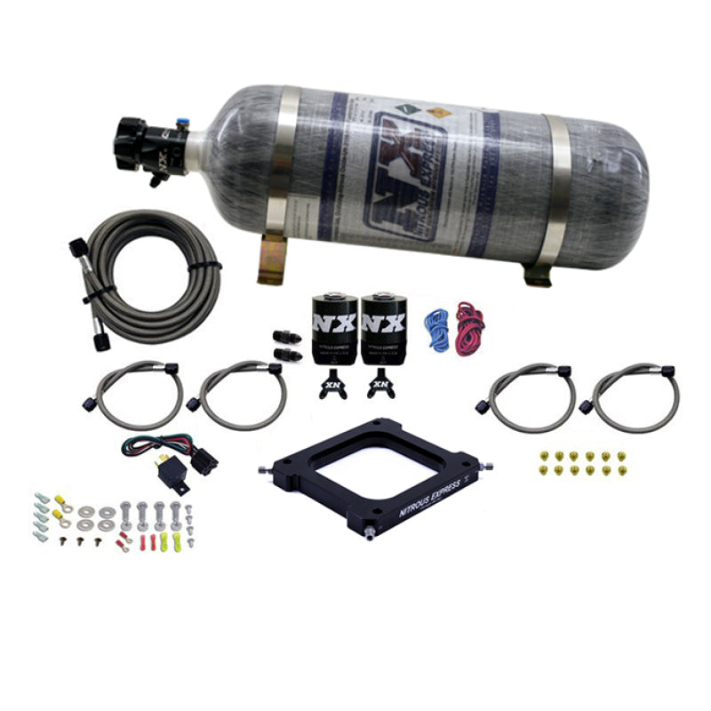 Nitrous Express 4500 Assassin Plate System Stage 6 Alcohol 100-300HP (12lb Bottle)