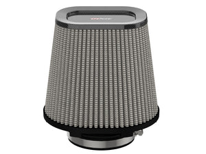 aFe Track Series Intake Pro DRY S Air Filter 4IN F x (7-3/4 x 6-1/2)IN B x (5-3/4 x 3-3/4)IN T x 7IN