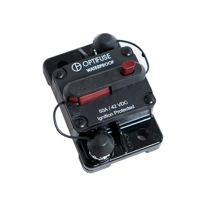 Nitrous Express Surface Mount Manual Reset 50A 42 VDC Circuit Breaker