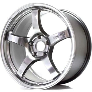 Gram Lights 57CR 15x8.0 +35 4x100 Grace Silver Wheel