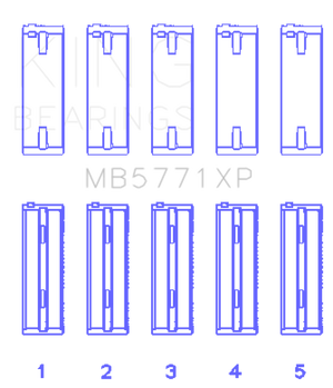 King Engine Bearings Hyundai G4KF Crankshaft Main Bearing Set
