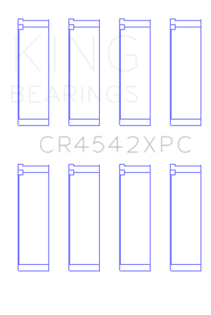 King Engine Bearings Honda K-Series pMaxKote Performance Rod Bearing Set - Size STDX