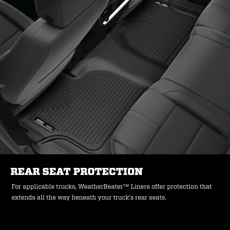 Husky Liners 2024 Subaru Crosstrek Weatherbeater Black Front & 2nd Seat Floor Liners