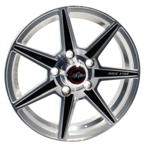 Race Star 72 ValStar 15x3.75 / 5x4.75BC / 1.75BS / 3.072in CB / Machined w/Black Accents Wheel
