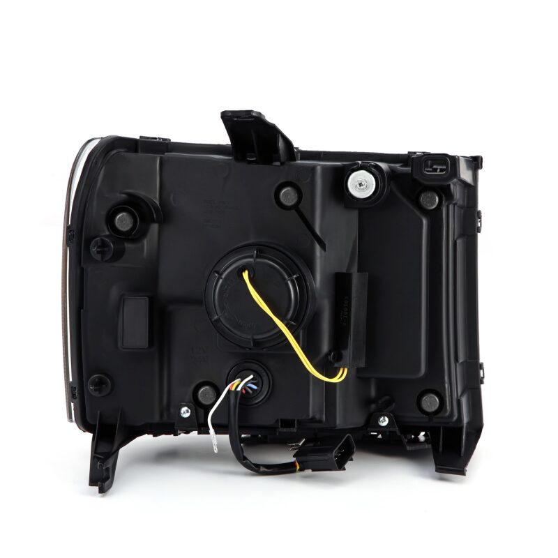 AlphaRex 07-13 GMC 1500HD PRO-Series Projector Headlights Plank Style Chrm w/Activ Light/Seq Signal