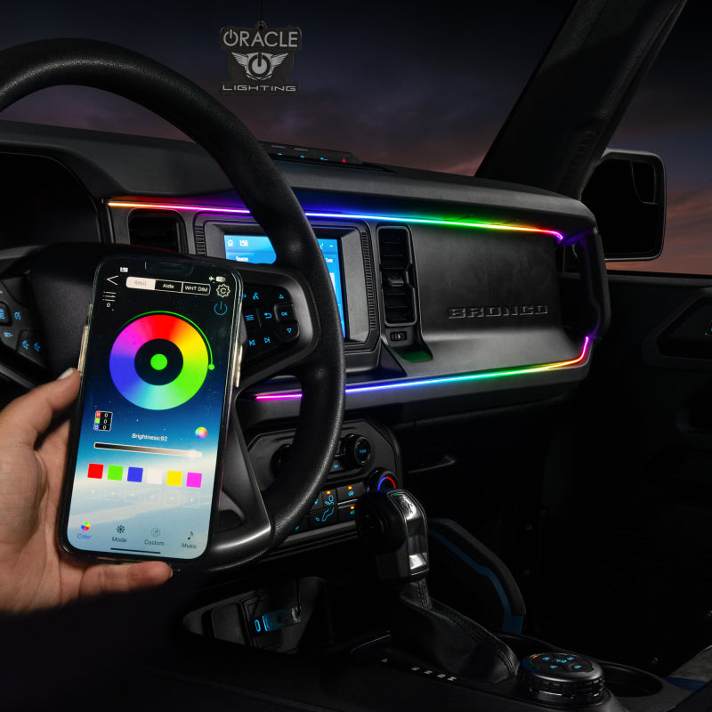 Oracle 21-25 Ford Bronco ColorSHIFT LED Interior Dash Board Kit