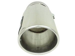 aFe MACH Force-Xp Universal Exhaust Tip 4 IN Inlet x 5 IN Outlet x 12 IN L- Polished Tip
