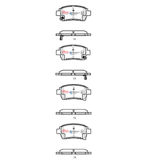 DBA 00-09 Toyota Prius Front SSEV Street Series Brake Pads
