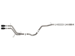 aFe Takeda 2-1/2in to 3in SS-304 Cat-Back Exhausts w/ Black Tip 13-17 Hyundai Veloster L4-1.6L