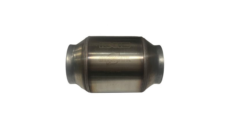 Kooks Universal 3 Inch ULTRA-GREEN Catalyst 3in Inlet/3in Outlet/4in Long/4.5in OD Body/7In OAL