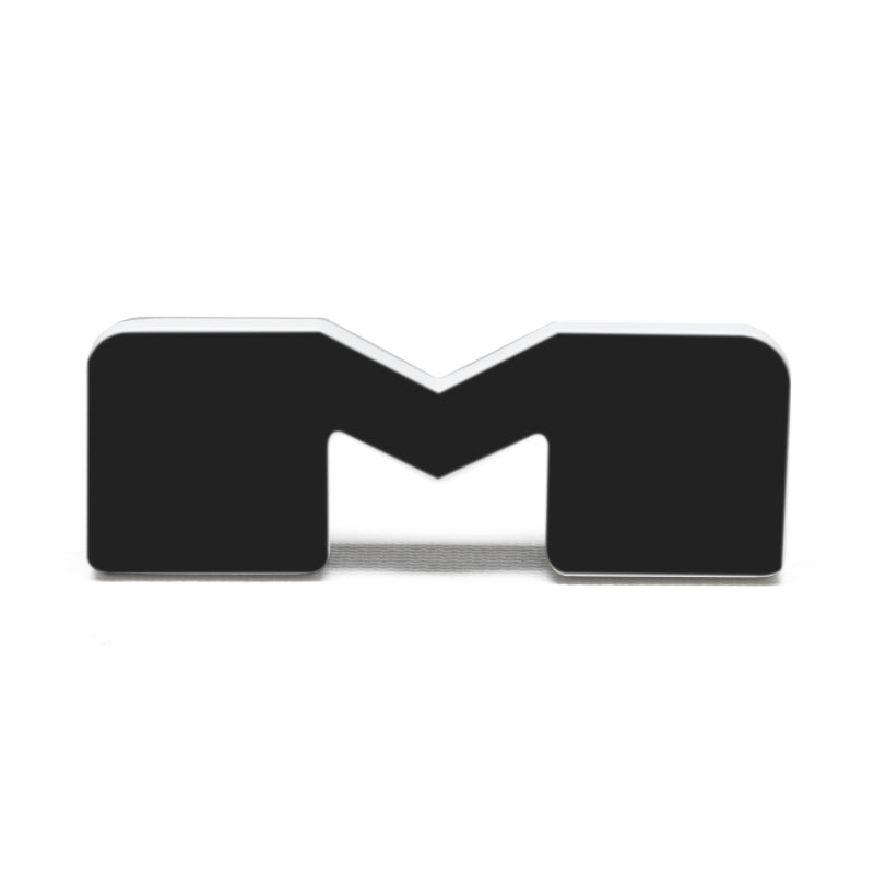 ORACLE Lighting Universal Illuminated LED Letter Badges - Matte Blk Surface Finish - M