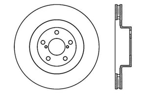 StopTech 02-10 WRX Drilled Right Front Rotor